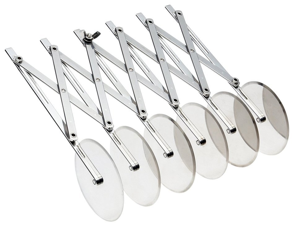 Ateco 5 Wheel Stainless Steel Cutter, 2 1/8 Inch Wheels N5