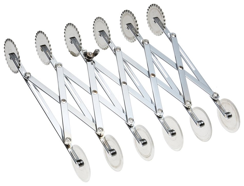 Ateco 5 Wheel Stainless Steel Cutter, 2 1/8 Inch Wheels N7