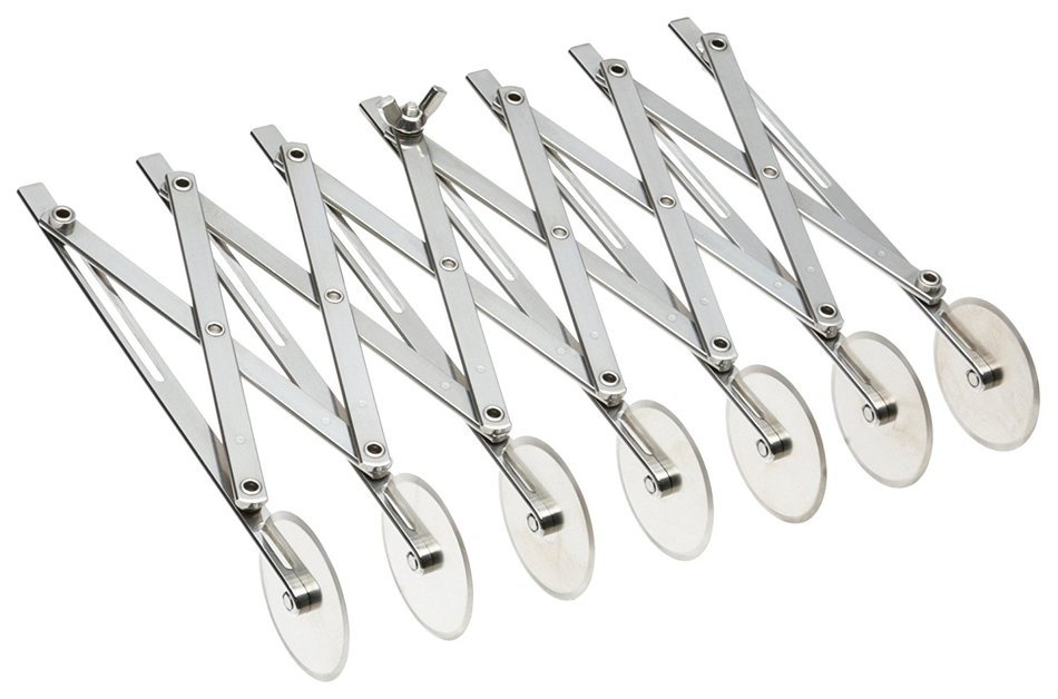 Ateco 5 Wheel Stainless Steel Cutter, 2 1/8 Inch Wheels N11