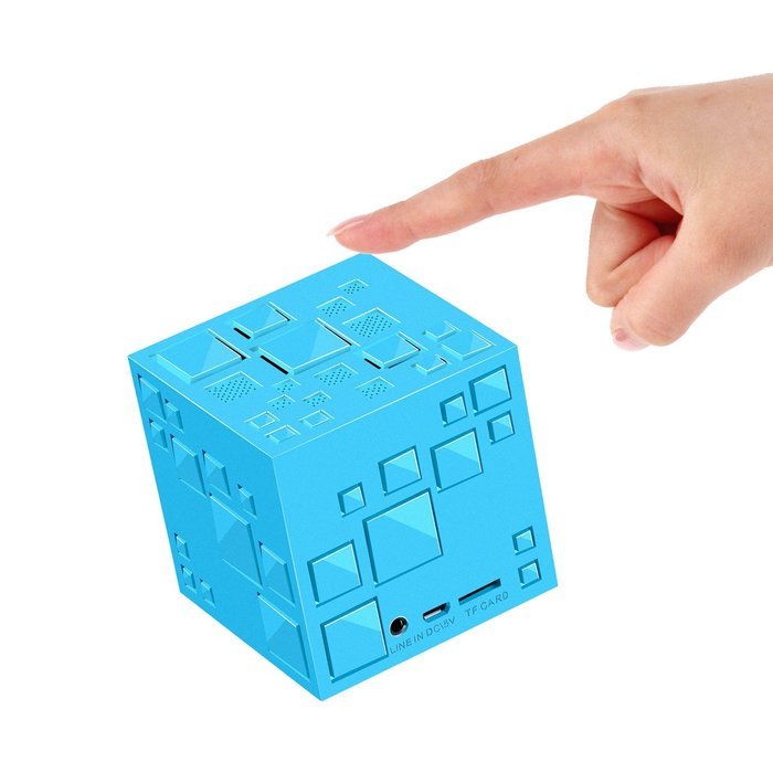 SE7EN Digital Magic Cube Bluetooth 4.0 Portable Wireless Mini Speaker, LED Lighting, 2nd Generation with Enhanced... N4