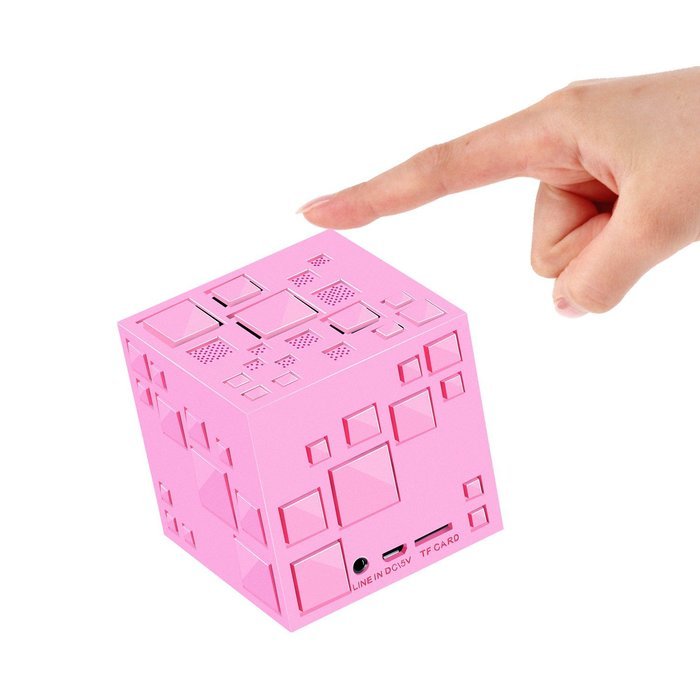 SE7EN Digital Magic Cube Bluetooth 4.0 Portable Wireless Mini Speaker, LED Lighting, 2nd Generation with Enhanced... N8