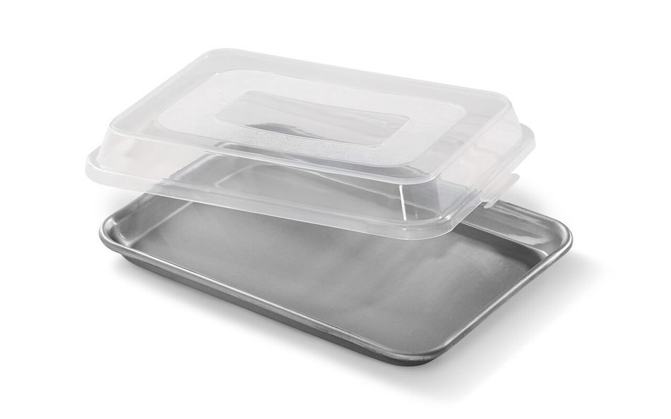 Artisan Professional Classic Aluminum Baking Sheet Pan Set with Quarter, Half, and 2/3-Size Sheets N30