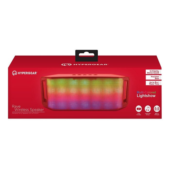 HyperGear Speaker for iPhone 5/iPad 4/iPad Mini Storm II/9550/Flip 8220 - Red N2