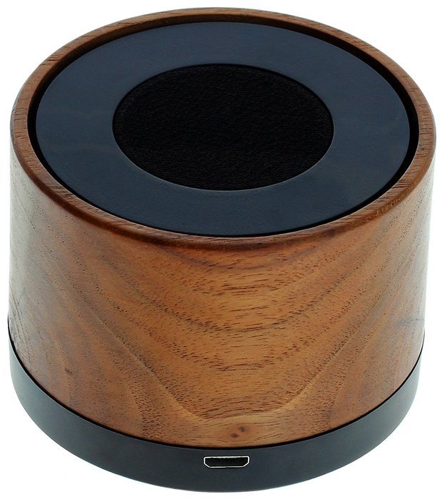 Symphonized NXT Premium Genuine One Piece Solid Hand Carved Walnut Wood Bluetooth Portable Speaker. Compatible... N2