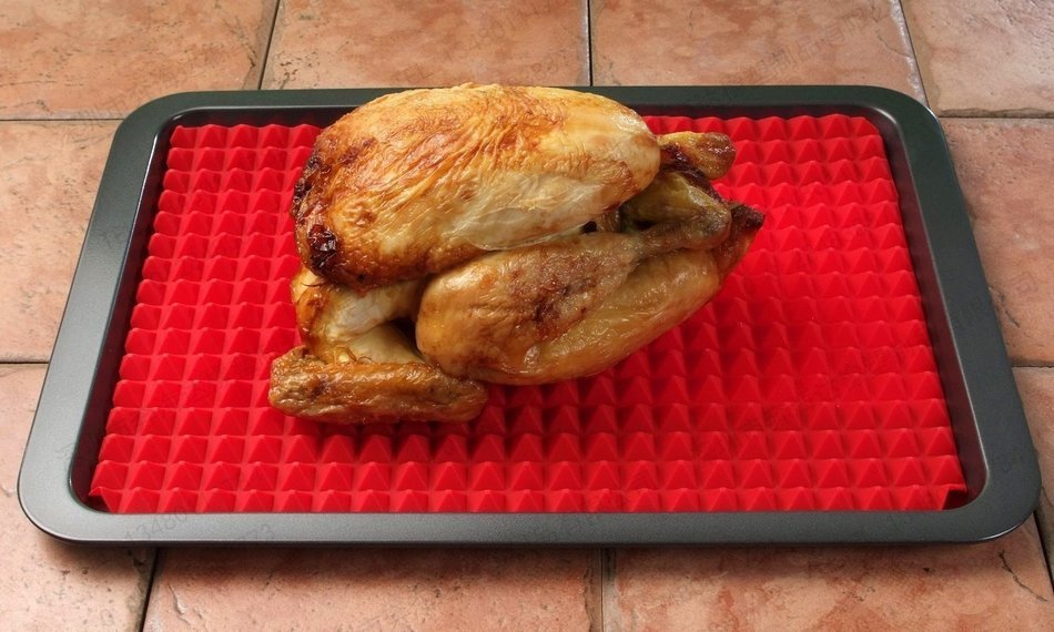 2 Ct Silicone Baking Mat Cooking Sheets Non-stick Fat-reducing 16" x 11.5" N3