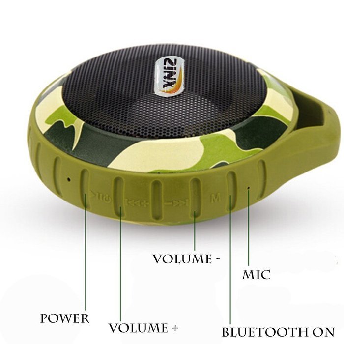 Zinx Zinx Outdoor Wireless Portable Bluetooth Speaker with Waterproof & Dustproof, Shockproof Design, Built-in... N8