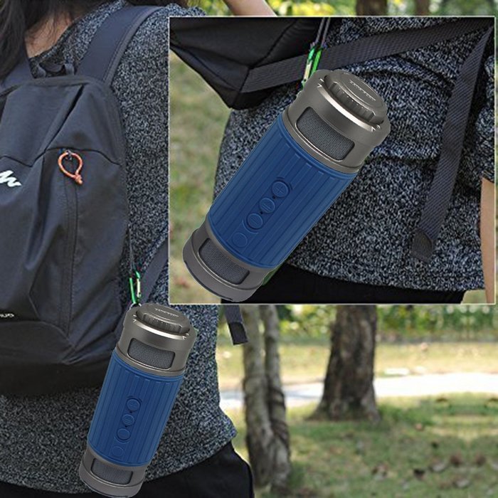 Waterproof Sport Speaker,SOONHUA Portable Wireless Bluetooth Speaker Powerful Stereo with Enhanced Bass Surround... N24