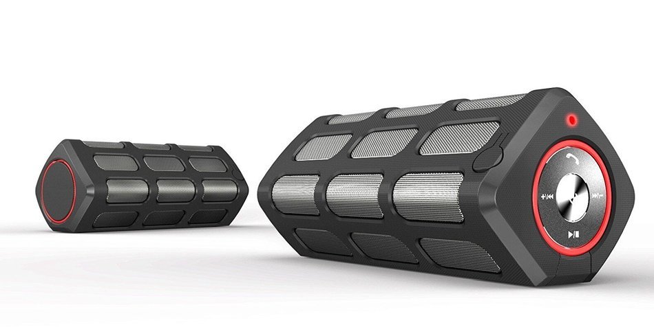 EXPOWER Speaker2576 Bluetooth Wireless Drop-proof and Splash-Proof Speaker &ndash; Black