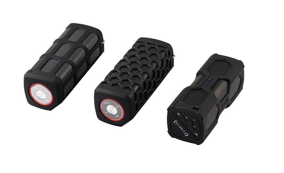 EXPOWER Speaker2576 Bluetooth Wireless Drop-proof and Splash-Proof Speaker &ndash; Black N8