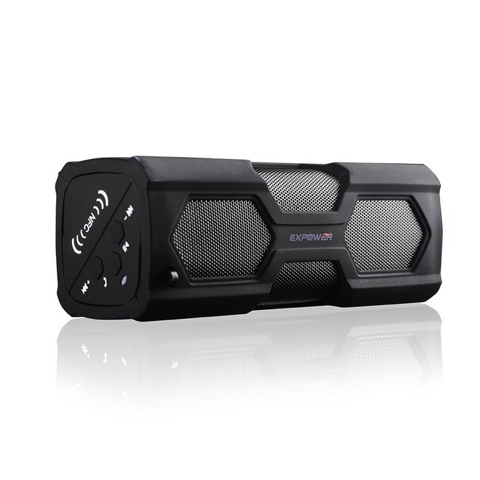 EXPOWER Speaker2576 Bluetooth Wireless Drop-proof and Splash-Proof Speaker &ndash; Black N9
