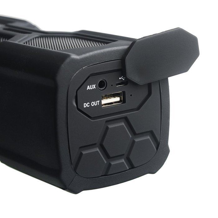 EXPOWER Speaker2576 Bluetooth Wireless Drop-proof and Splash-Proof Speaker &ndash; Black N13
