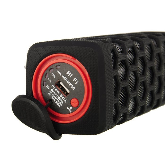 EXPOWER Speaker2576 Bluetooth Wireless Drop-proof and Splash-Proof Speaker &ndash; Black N21