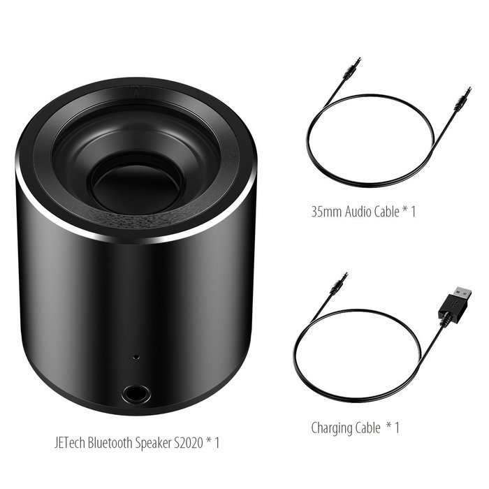 JETech Portable Mini Wireless Bluetooth 4.0 Universal Speaker - Black N6
