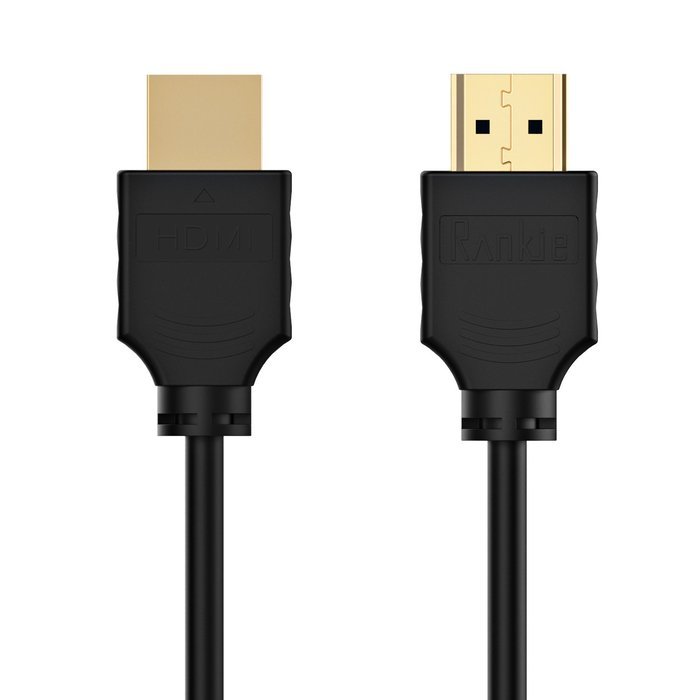 HDMI Cable, Rankie 2-Pack 6FT High-Speed HDMI HDTV Cable - Supports Ethernet, 3D, 4K and Audio Return (Black)... N2