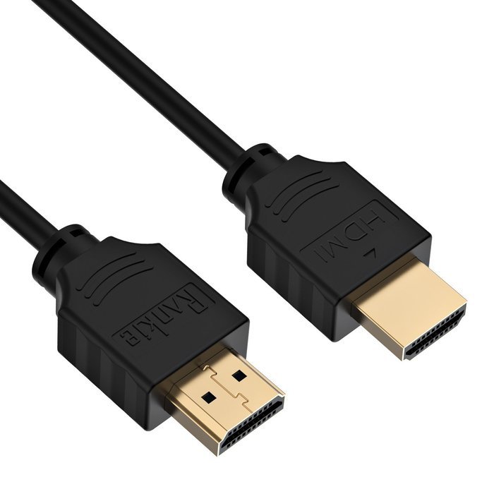 HDMI Cable, Rankie 2-Pack 6FT High-Speed HDMI HDTV Cable - Supports Ethernet, 3D, 4K and Audio Return (Black)... N4