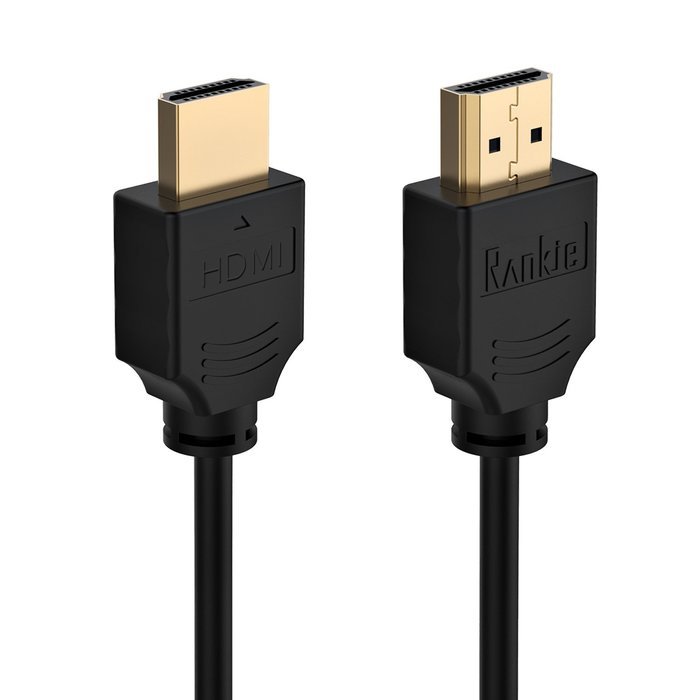 HDMI Cable, Rankie 2-Pack 6FT High-Speed HDMI HDTV Cable - Supports Ethernet, 3D, 4K and Audio Return (Black)... N5