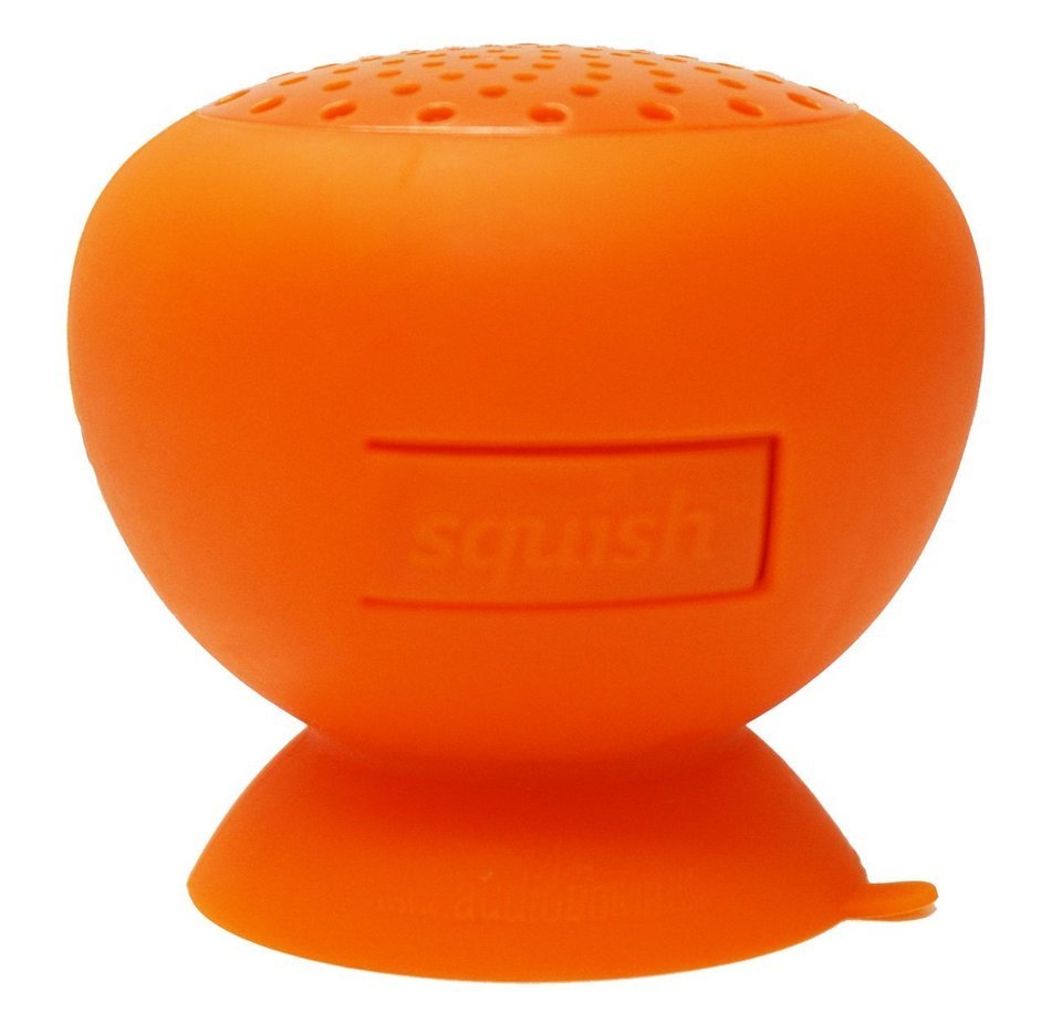 AudioBomb 79767 Squish Water-Resistant Bluetooth Shower Speaker Rechargeable & Portable The Perfect Gift, Blue N13