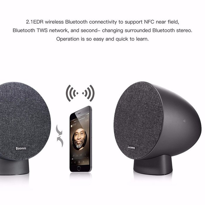 Home Speaker,ELEGIANT Desktop Wireless Bluetooth Speaker Audio Player Music Sound Box Bluetooth V2.1 NFC Connection... N14
