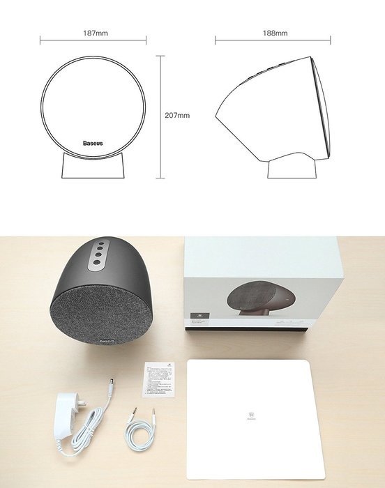 Home Speaker,ELEGIANT Desktop Wireless Bluetooth Speaker Audio Player Music Sound Box Bluetooth V2.1 NFC Connection... N18