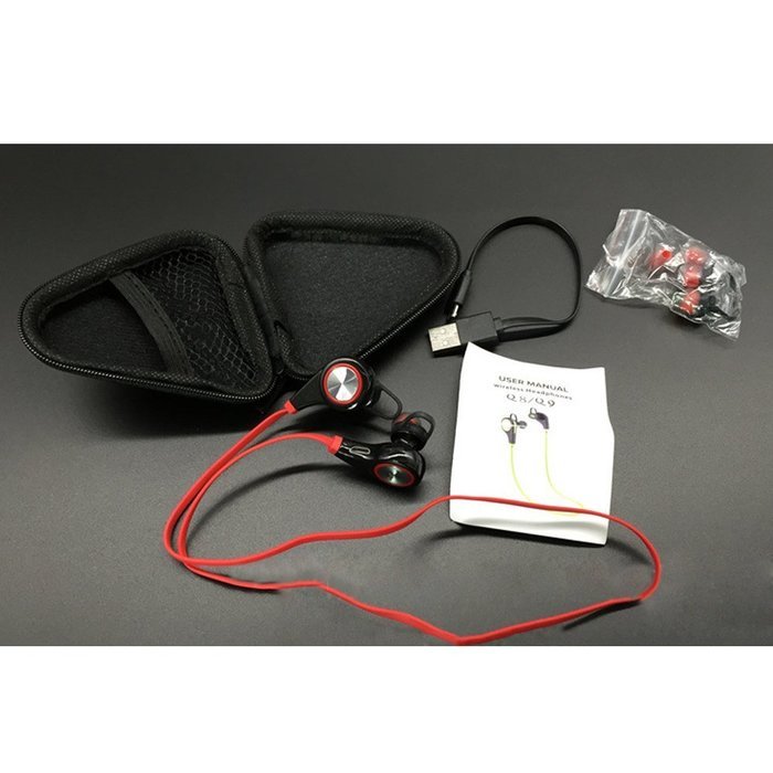 Generic FES6010716659601 Bluetooth V4.1 Sport Stereo In-ear Wireless Headphone with Call Functions for iPhone/... N6