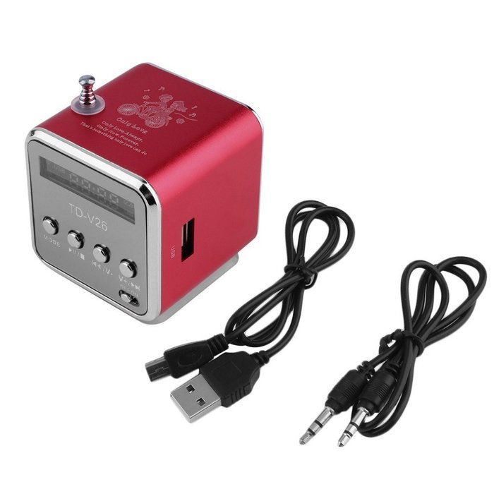 Portable Micro USB Mini Stereo Super Bass Speaker Music MP3/4 FM Radio N2