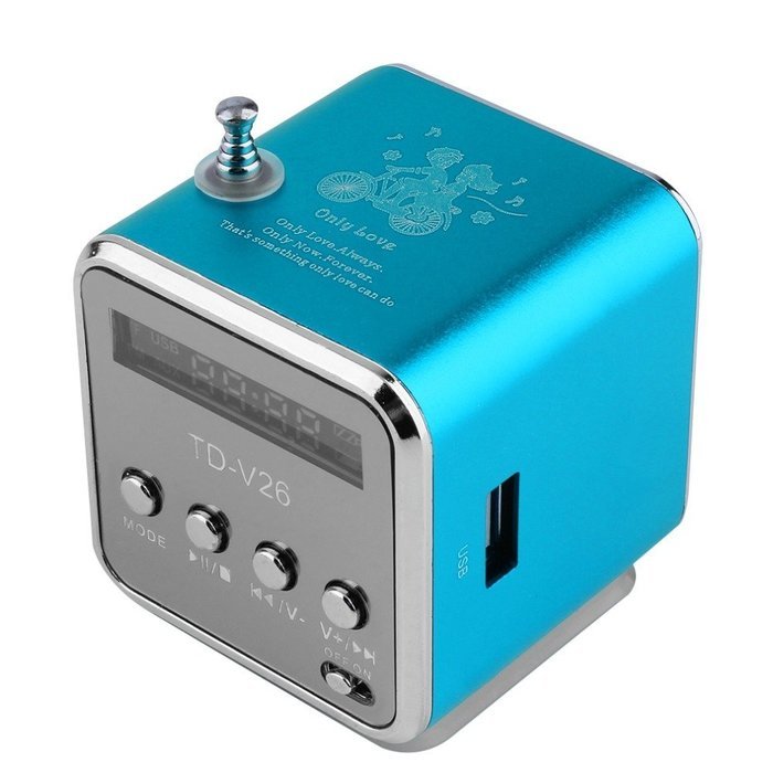 Portable Micro USB Mini Stereo Super Bass Speaker Music MP3/4 FM Radio N5