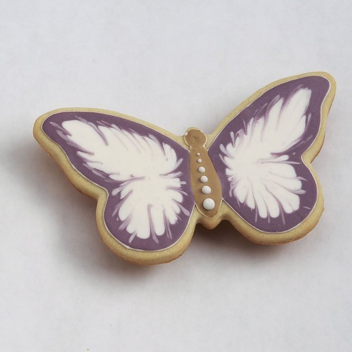 Butterfly Cookie and Fondant Cutter - Ann Clark - 5.3 Inches - US Tin Plated Steel N3