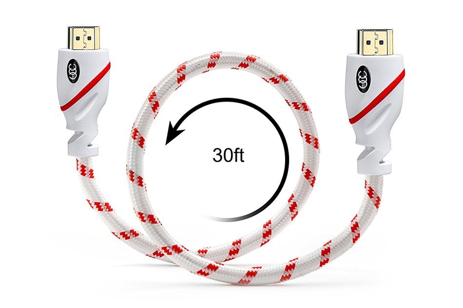 HDMI Cable 2.0 - 20 FEET, 4K Ultra-High Speed ( 6 Meter ) Supports Ethernet Audio Return ( ARC ) Ultra HD 2160p... N4