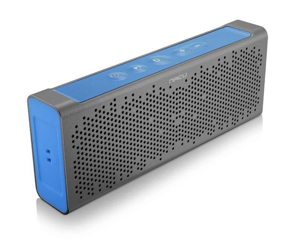 iNACU iNACU-221 NFC Enabled Easy Pairing Wireless Waterproof IPX5 Portable Bluetooth Speaker,18 Cores Hifi Aluminum...
