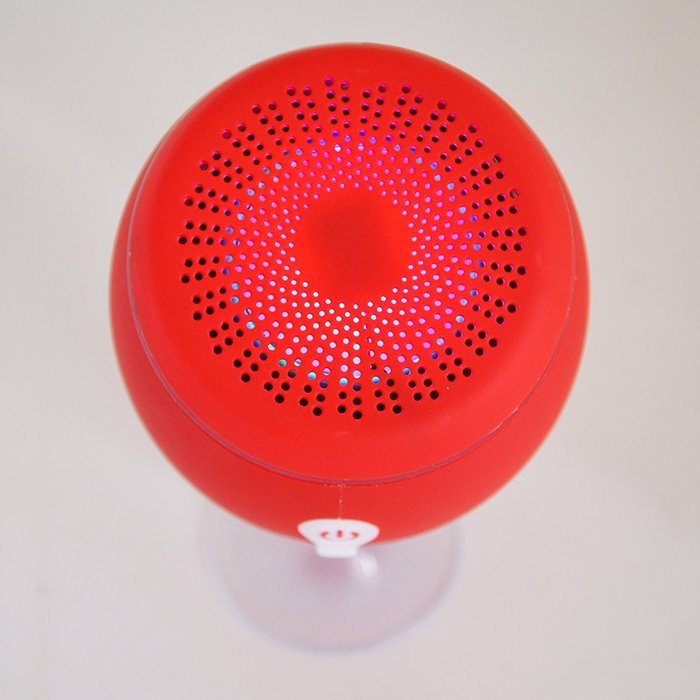 AndThere Mini Stereo Waterproof Bluetooth Speaker Portable Floating Phone Holder with Colorful Light for iPhone... N2