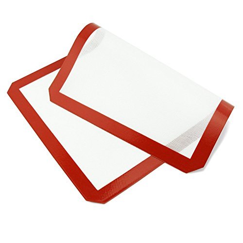 Premium Silicone Baking Mat for Healthy Eating Superior Non Stick 161/2" X 11" (Fits 1/2 Sheet Size) By Spencer... N3