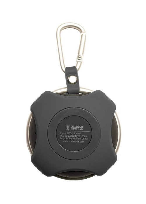 Portable Bluetooth Speaker Lil' Snapper (Black) - Best in Class Sound - Rugged for Outdoor Use - Satisfaction...