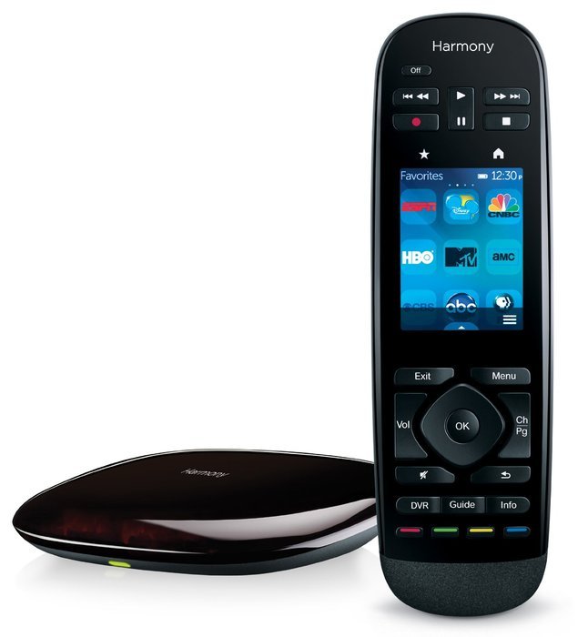 Logitech Harmony Ultimate All in One Remote with Customizable Touch Screen and Closed Cabinet RF Control - Black