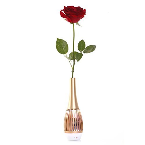 I6 Wireless Bluetooth 4.0 Flower Vase Speaker Stereo Music Soundbox Creative Portable with LED Light & Handsfree... N11