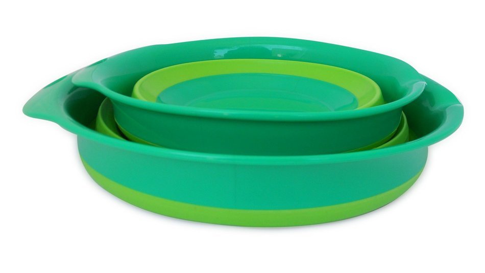 Culina Collapsible Mixing Bowl Set of 2 (small & medium), 8" and 9 1/2" N2