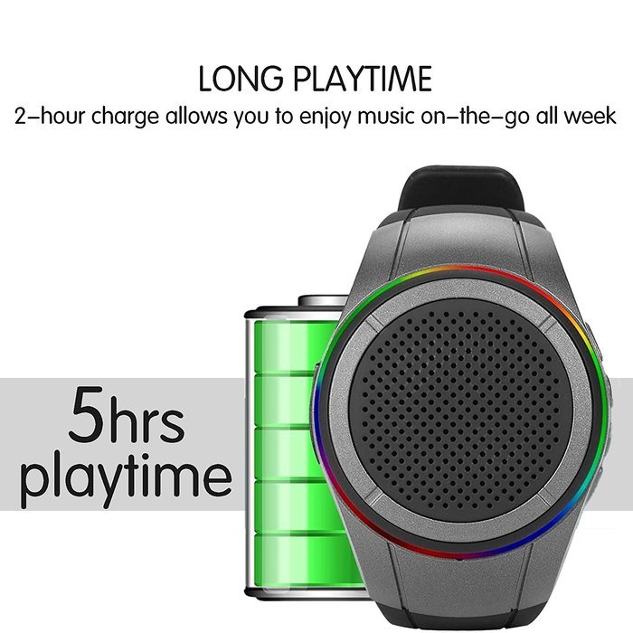Svpro Wireless Bluetooth Speaker Watch,Intelligent Bracelet with Music Player,Hands-free call,Self-timer,Supporting... N17