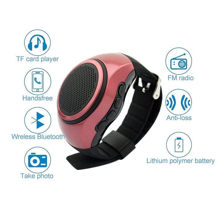 Svpro Wireless Bluetooth Speaker Watch,Intelligent Bracelet with Music Player,Hands-free call,Self-timer,Supporting... N58