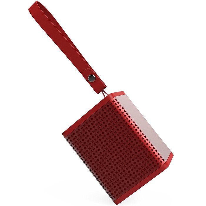 MIPOW BOOMIN Bluetooth Wireless Portable Speaker and Speakerphone, Red