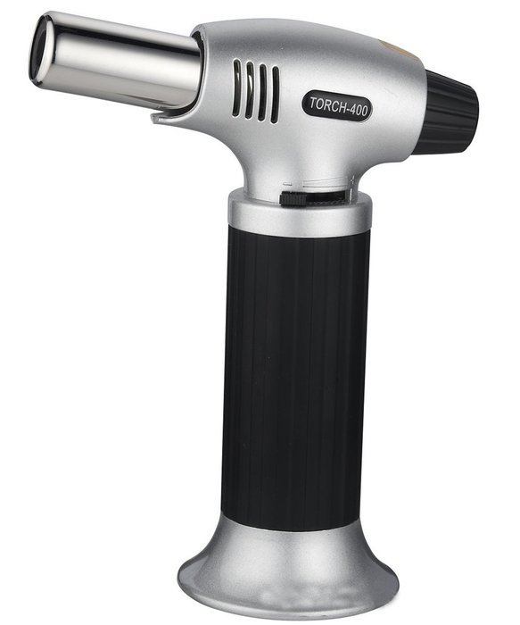 IBAMA Creme Brulee Culinary Torch Butane Gas Refillable Blow Torch Lighter with Chef Safety Lock Adjustable Flame...
