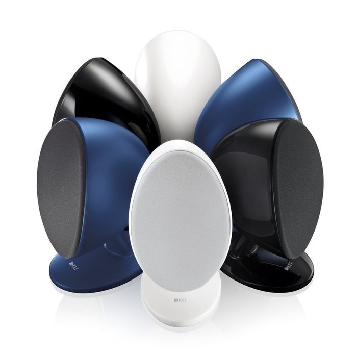 KEF EGG Digital Hi-Fi Speaker System - Gloss Black (Pair) N4