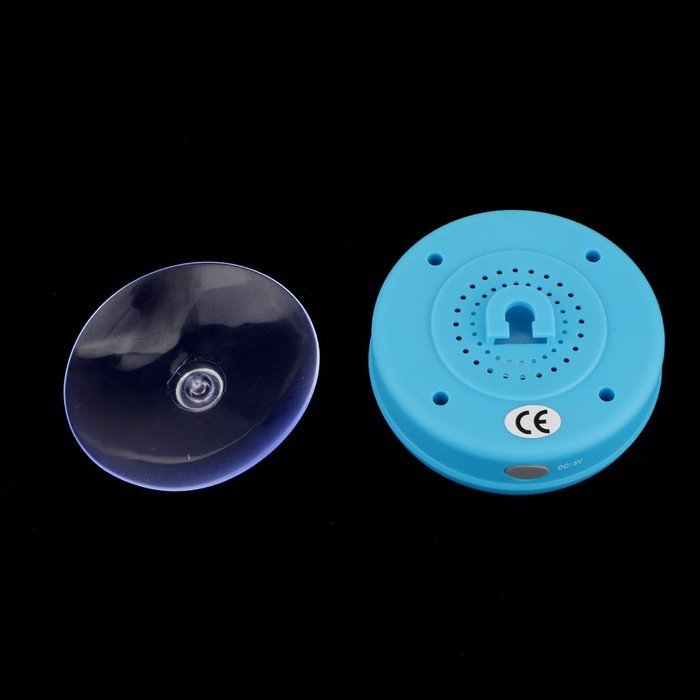 Blue Waterproof Handfree Wireless Bluetooth Suction Mini Speaker Sound Box Shower Car Audio Player N6