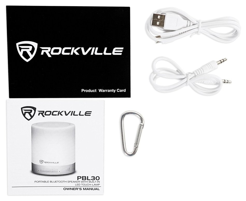 Rockville PBL30 portable mp3 player, wireless speaker systems N8