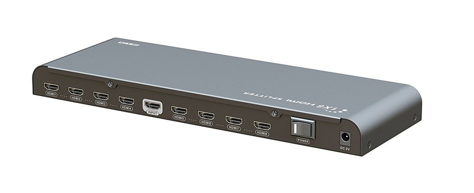 E-SDS UHD 4K@60Hz HDMI Switch ,5x1 HDMI Switch with IR Wireless Remote, Auto EDID, HDMI 2.0, HDCP 2.2, and RS232 N7