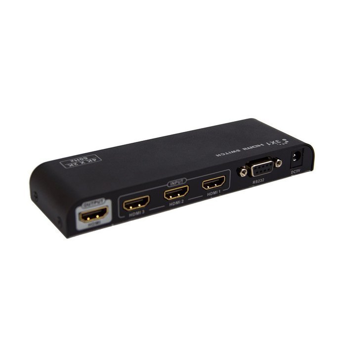 E-SDS UHD 4K@60Hz HDMI Switch ,5x1 HDMI Switch with IR Wireless Remote, Auto EDID, HDMI 2.0, HDCP 2.2, and RS232 N16
