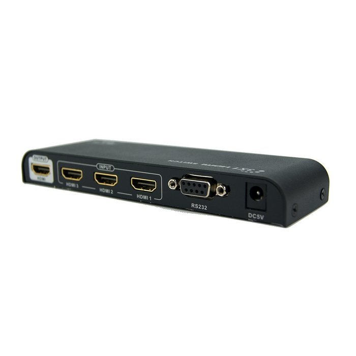 E-SDS UHD 4K@60Hz HDMI Switch ,5x1 HDMI Switch with IR Wireless Remote, Auto EDID, HDMI 2.0, HDCP 2.2, and RS232 N17