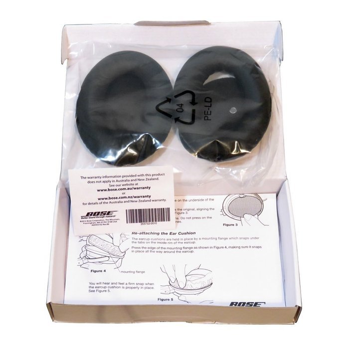 Bose QuietComfort 15 ear cushion kit, Black N2