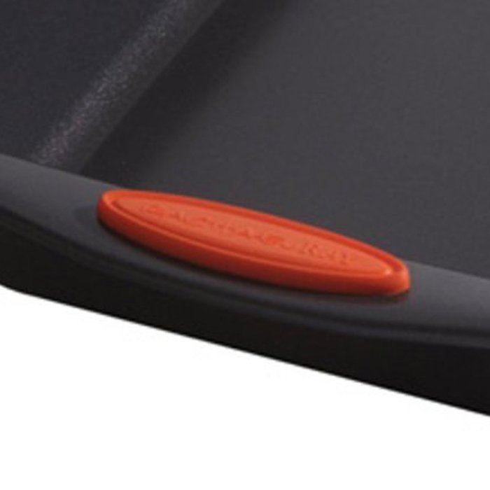 Rachael Ray Oven Lovin' Non-Stick 11" x 17" Crispy Cookie Baking Sheet, Orange N2