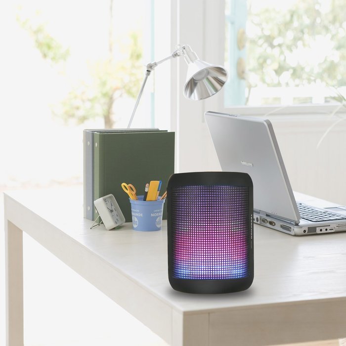 Bluetooth Speakers, YEONPHOM Super Bass Wireless Portable Outdoor Stereo Speaker with LED Colorful Light Build-in... N6
