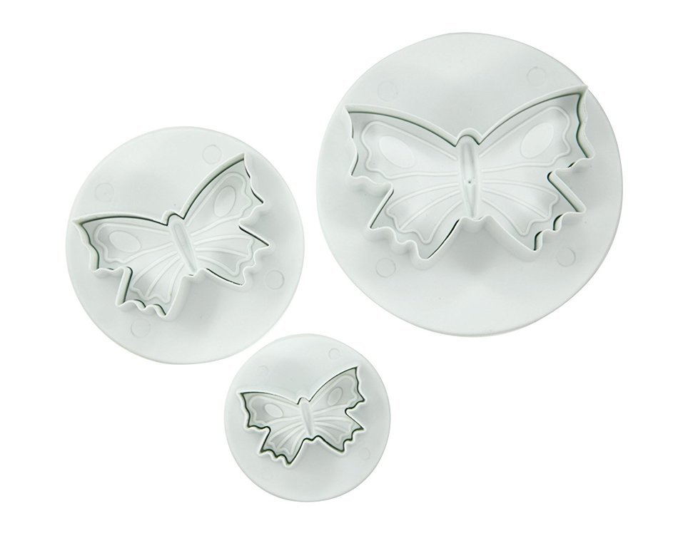 Fox Run Brands 67006 3-Piece Holly Leaf Fondant Plunger Cutter Set N6