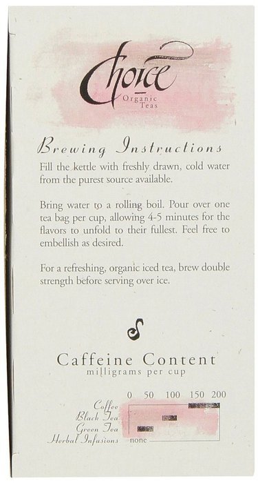 Choice Organic Mango Ceylon Tea with Vanilla, 20 Count Box N16